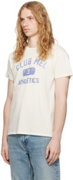 Re/Done White 'Club Mel' Tubular T-shirt