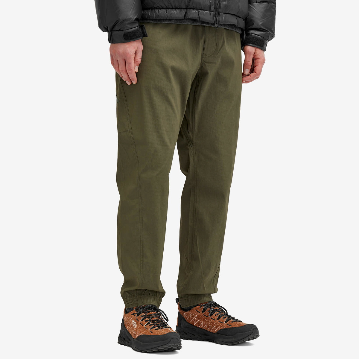 Goldwin Men's Cordura Stretch Belted Pant in Military Green