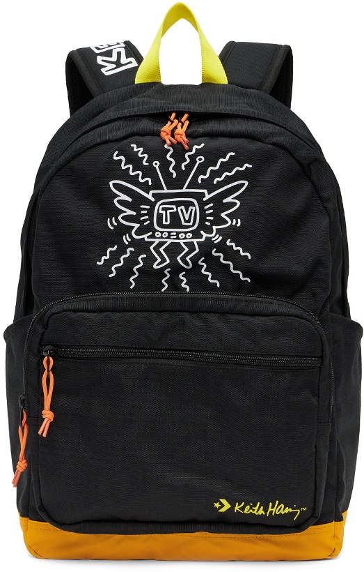 Photo: Converse Black Keith Haring Edition Go 2 Backpack