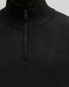 ØLÅF KNITTED DRIFT MOCK NECK Grey Mens Pullover