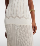 Faithfull Irene pointelle cotton-blend maxi dress