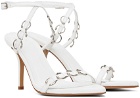 Miaou White GIABORGHINI Edition Reno Heeled Sandals