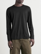 CDLP - Lyocell and Pima Cotton-Blend Jersey T-Shirt - Black