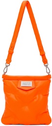 Maison Margiela Orange Glam Slam Flat Messenger Bag