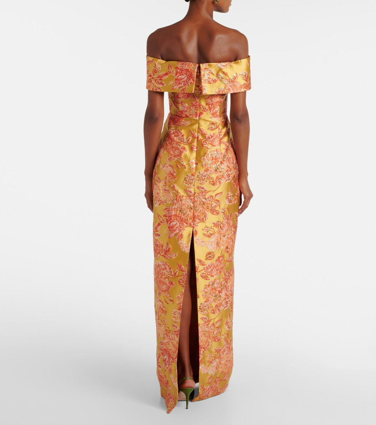 Markarian Clover embellished floral gown