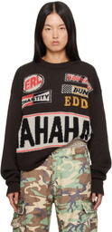 ERL Brown 'HAHAHAH' Sweater