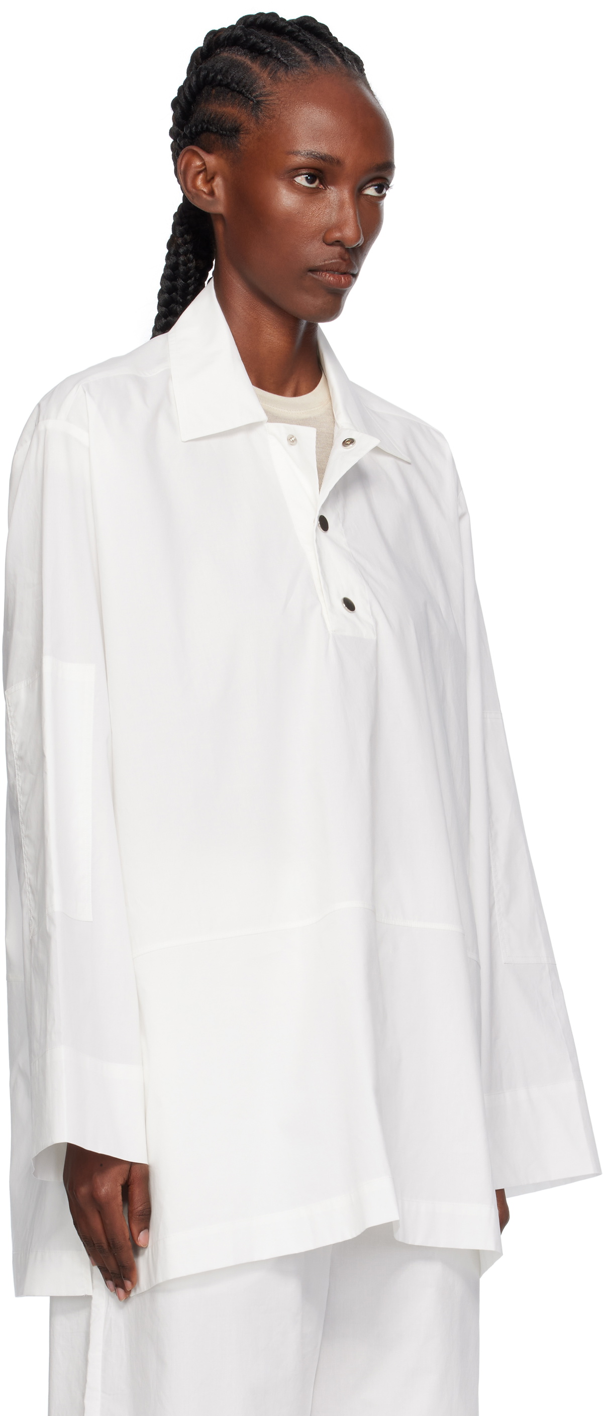 Paris Georgia White Elemental Uma Overshirt