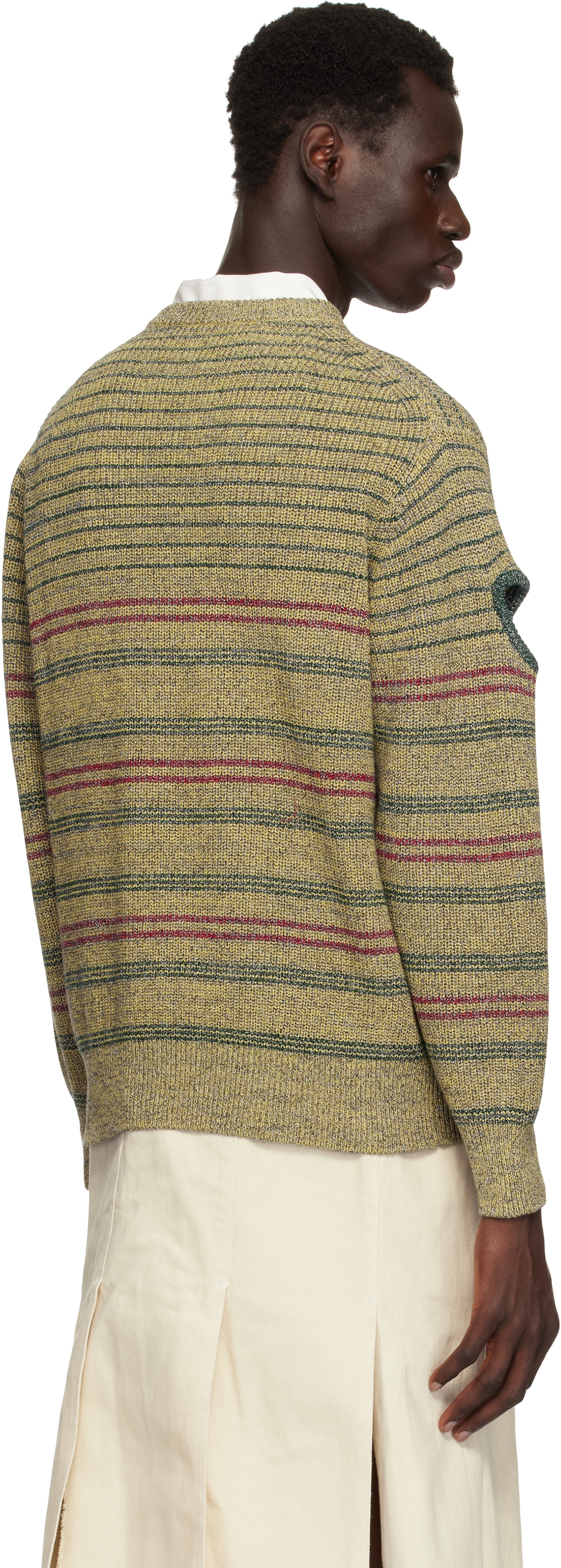 Toga Virilis Multicolor Hole Knit Sweater