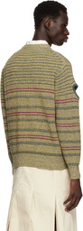Toga Virilis Multicolor Hole Knit Sweater