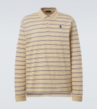 Prada Striped cotton piqué polo shirt
