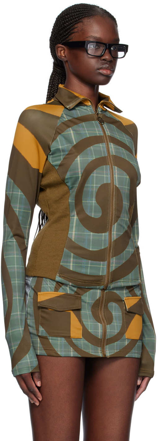 Raga Malak Multicolor Spiral Turtleneck