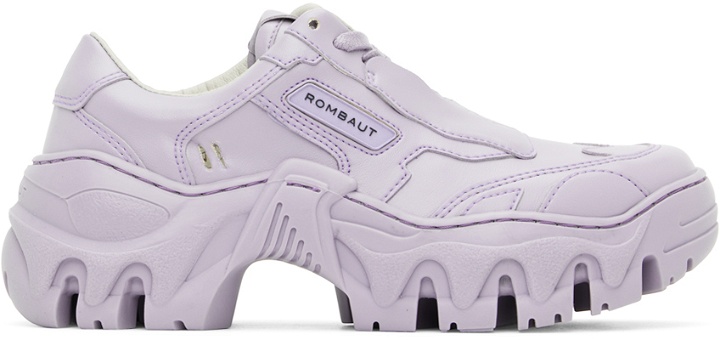 Photo: Rombaut Purple Boccaccio II Apple Leather Sneakers