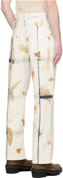 Feng Chen Wang White Plant-Dyed Jeans