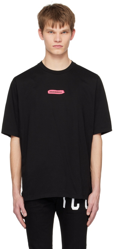 Photo: Dsquared2 Black D2 Skater T-Shirt