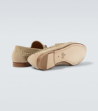 Gucci Horsebit 1953 woven suede loafers