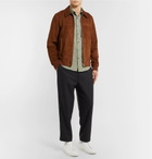 Theory - Sylvain Slim-Fit Stretch Cotton-Blend Poplin Shirt - Green