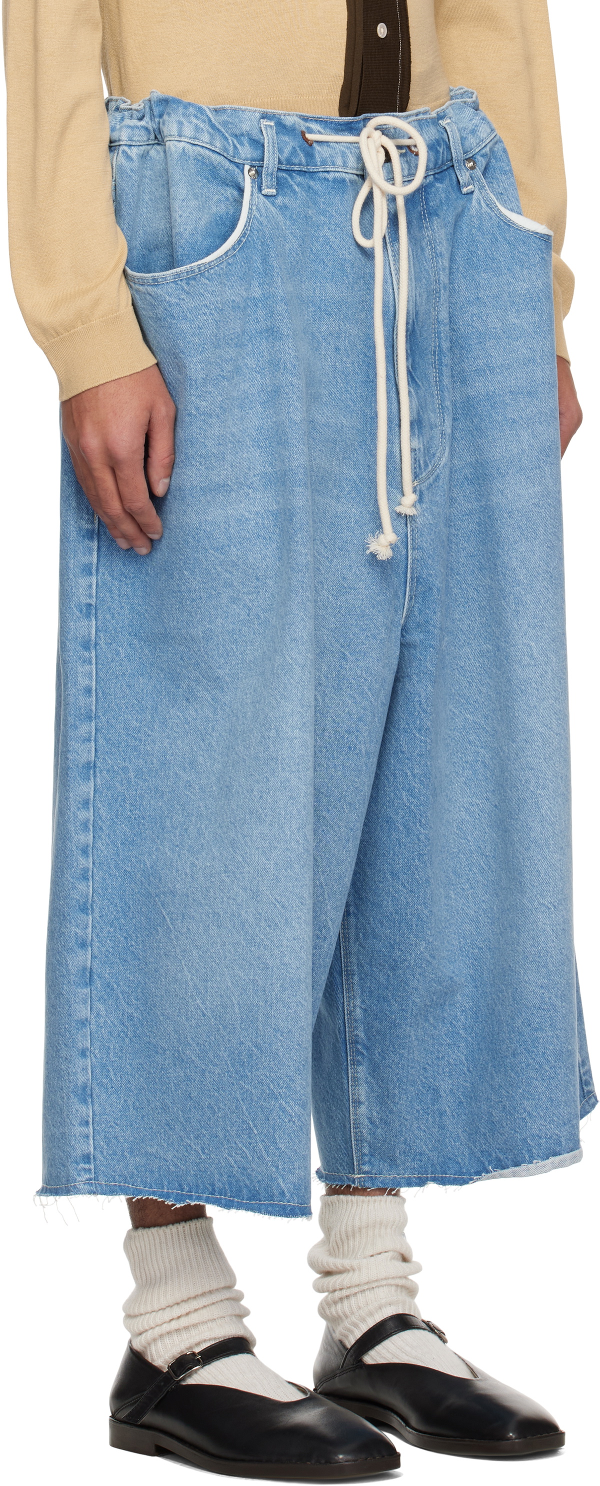 Camiel Fortgens Blue Big Denim Shorts