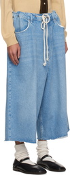Camiel Fortgens Blue Big Denim Shorts