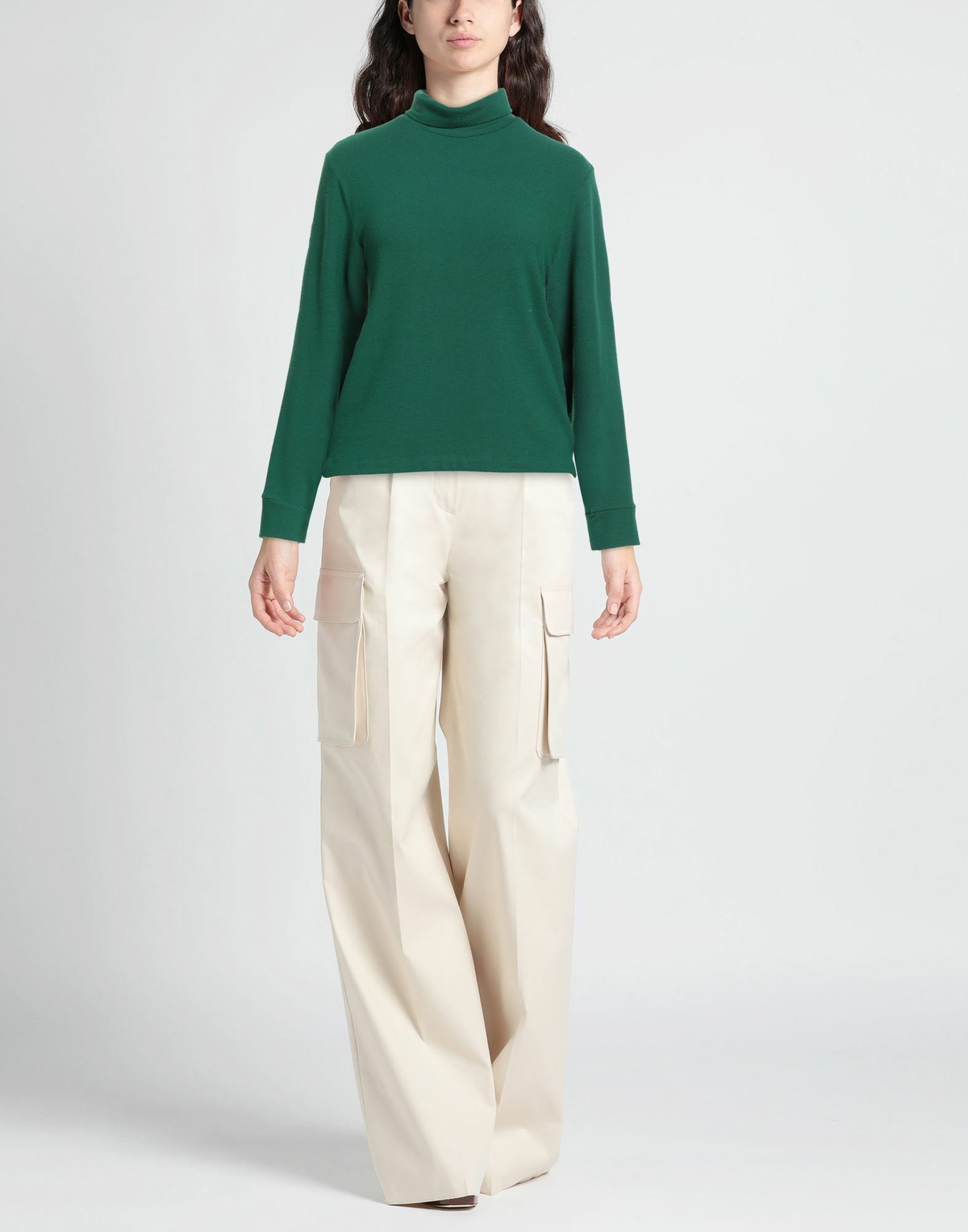 Donni. Womens Turtleneck in Green
