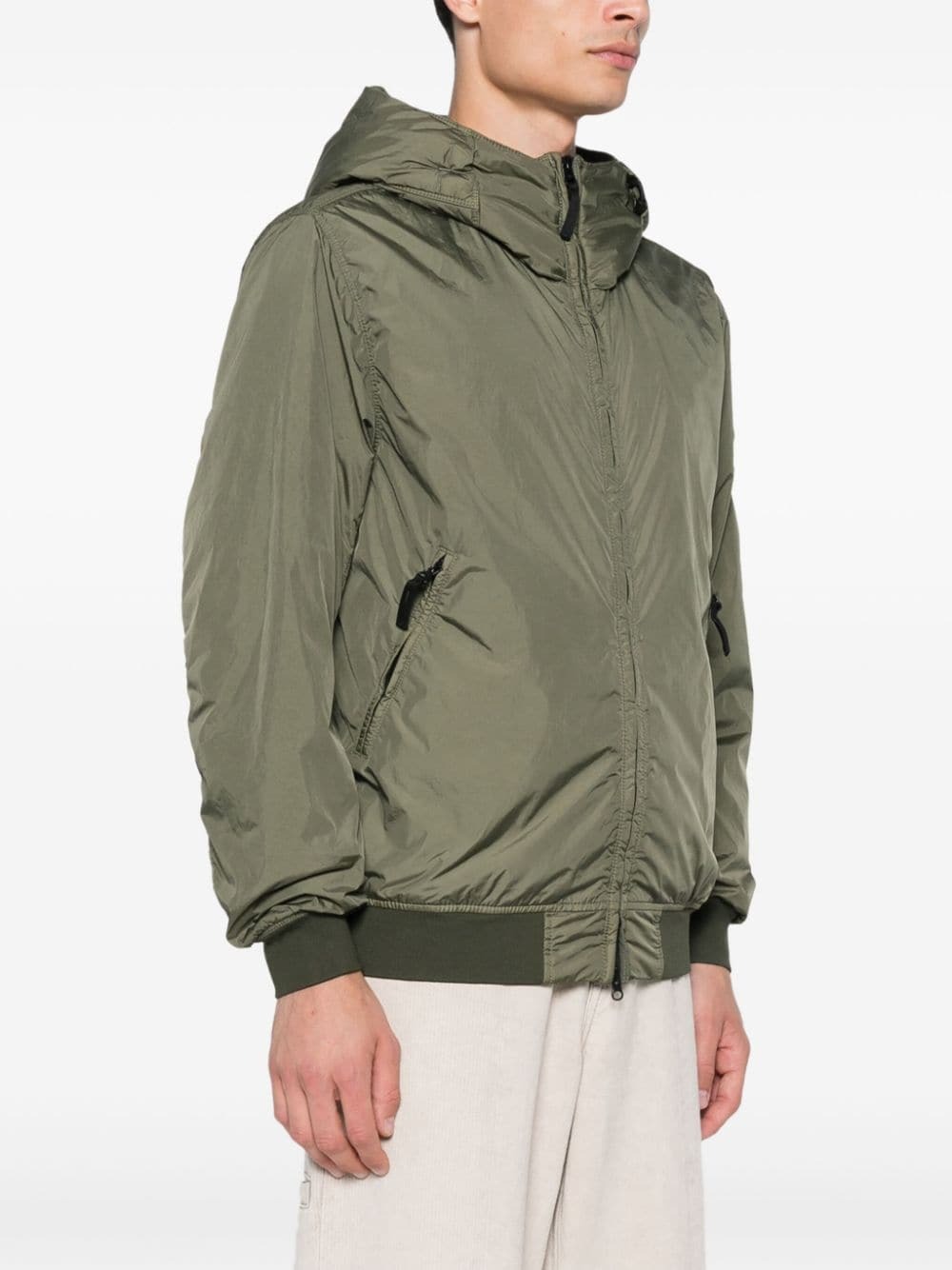 STONE ISLAND - Nylon Zipped Jacket Stone Island STONE ISLAND - Nylon Zipped Jacket Stone Island