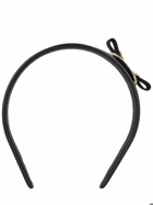 FERRAGAMO - Plate Leather Headband
