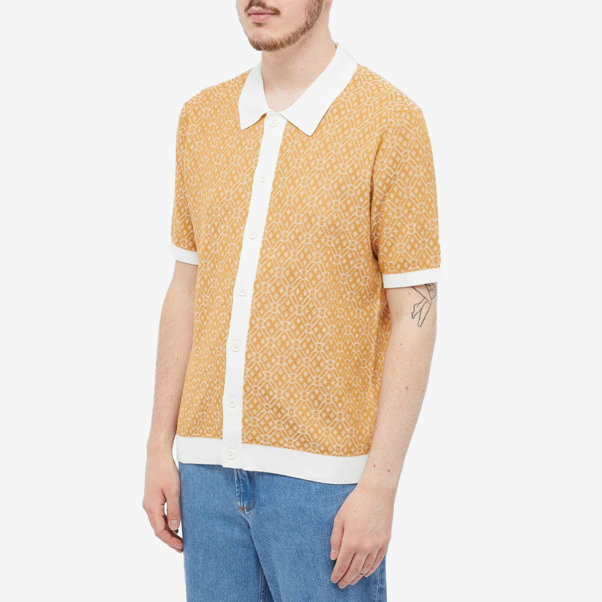 Wax London Dean Short Sleeve Tee - Pale Blue