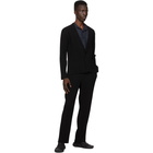 Homme Plisse Issey Miyake Black Tuxedo Pleats Blazer