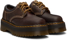Dr. Martens Brown 8053 Arc Leather Platform Casual Derbys