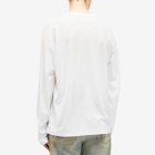 Acne Studios Men's Edden 1996 Logo Long Sleeve T-Shirt in Dusty White