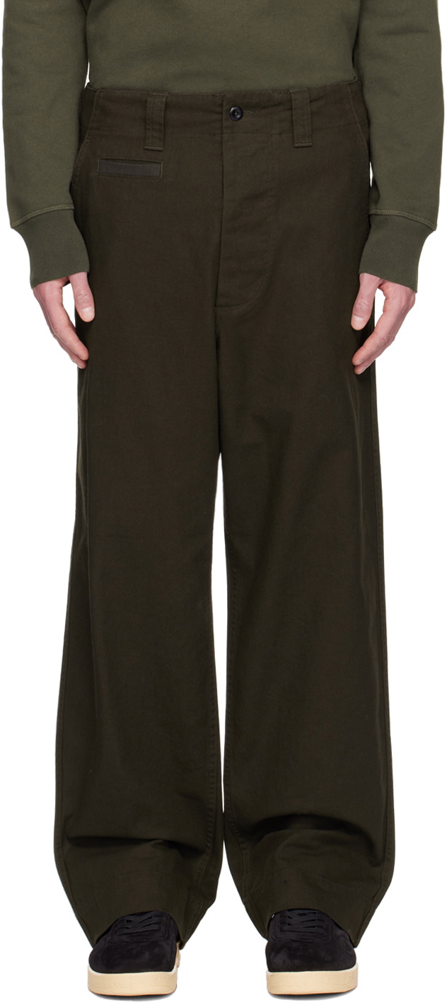 MARGARET PANTS IN WOOL GABARDINE - BLACK