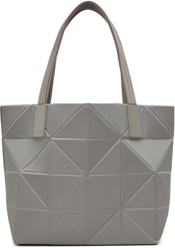 Photo: BAO BAO ISSEY MIYAKE Gray Track Bag