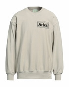 Aries Mens Sweatshirt in Sage green
