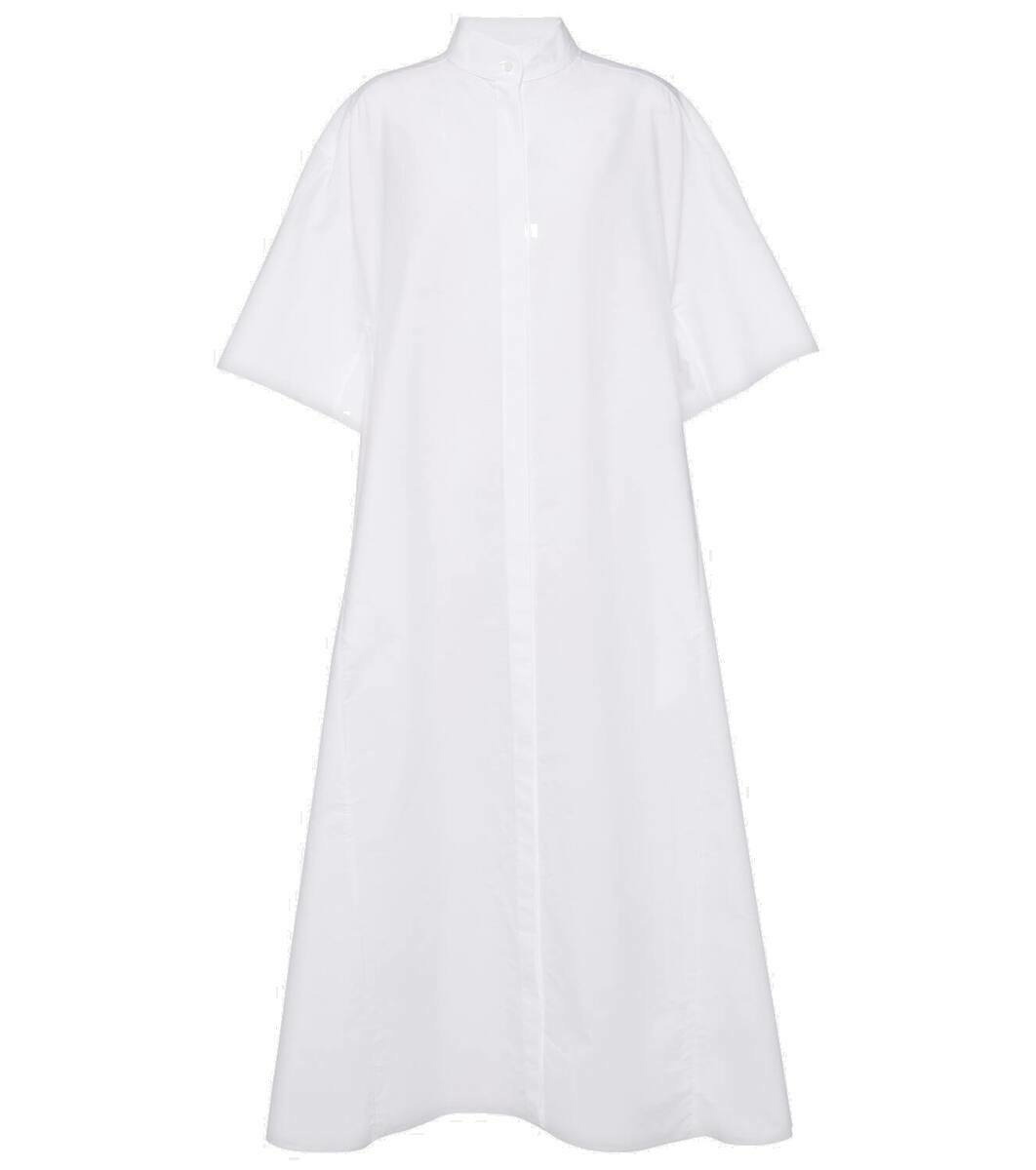 Photo: The Row Bredel oversized cotton poplin shirt dress