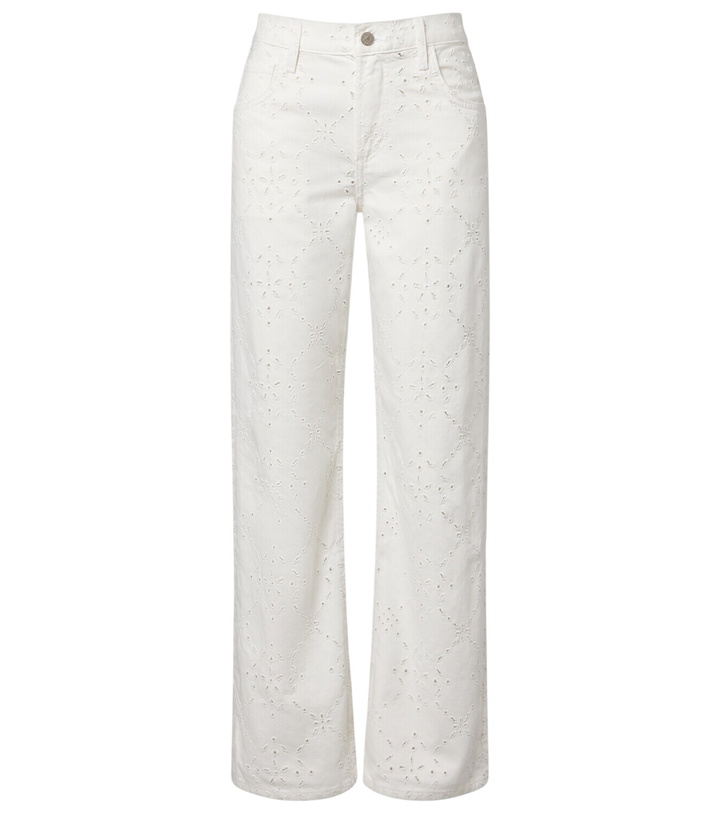 Photo: Citizens of Humanity Lindz broderie anglaise straight jeans