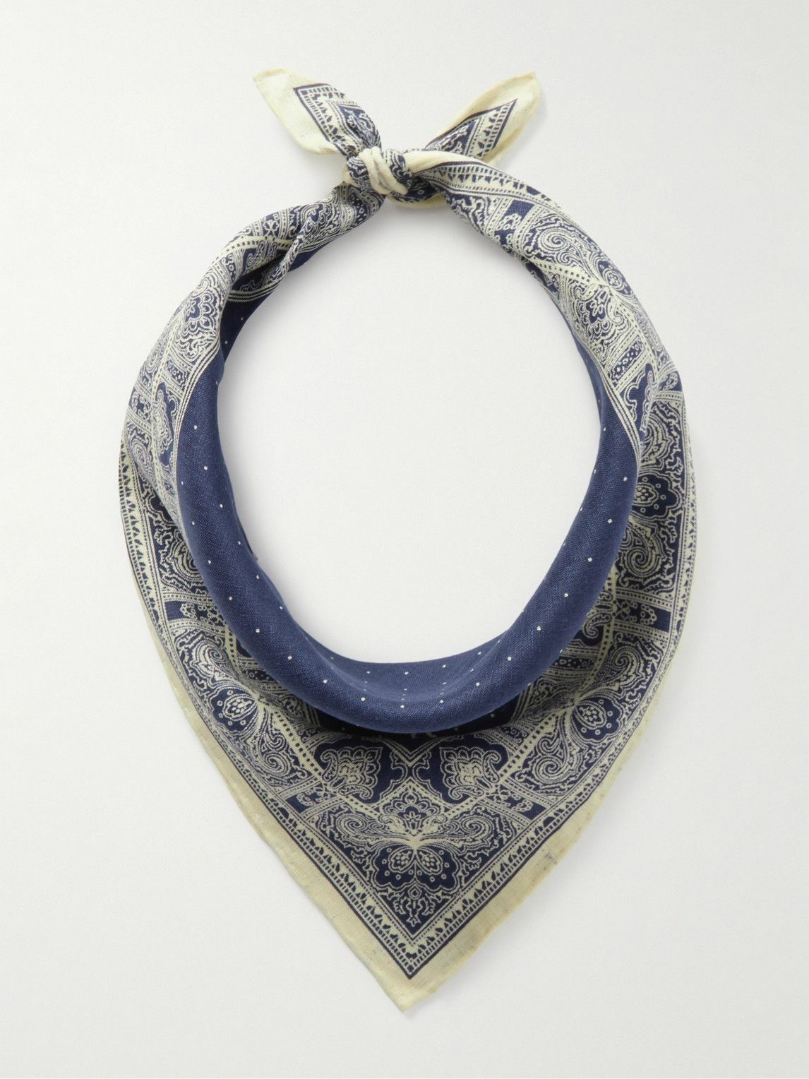 Dunhill - Printed Linen Scarf