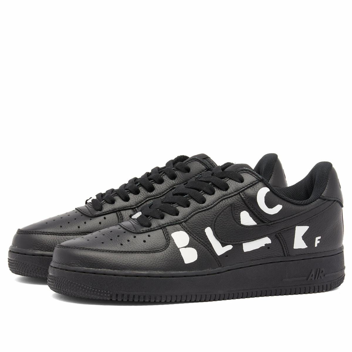 Comme des Garçons Men's CDG x Nike Air Force 1 Low Retro SP Sneaker in Black