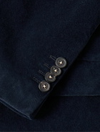 Massimo Alba - Sloop Cotton-Velvet Suit - Blue