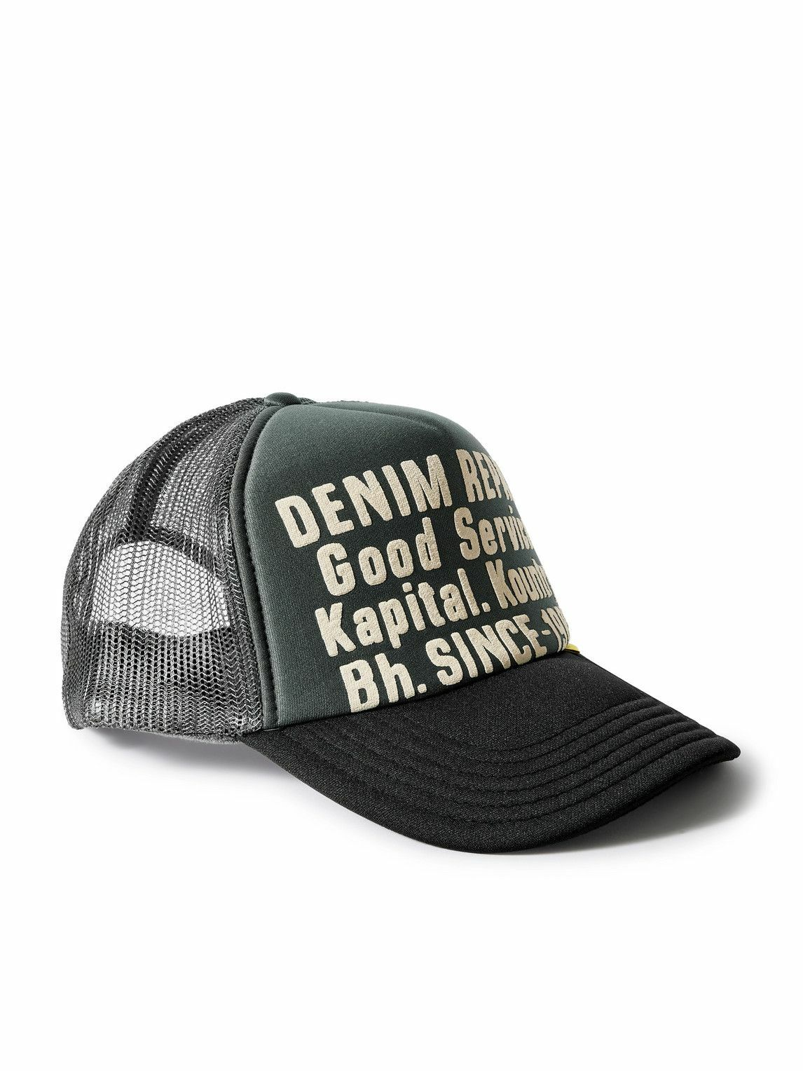 KAPITAL - Kountry Pearl Clutcher Printed Canvas and Mesh