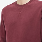 Sunspel Men's Crew Sweat in Vino