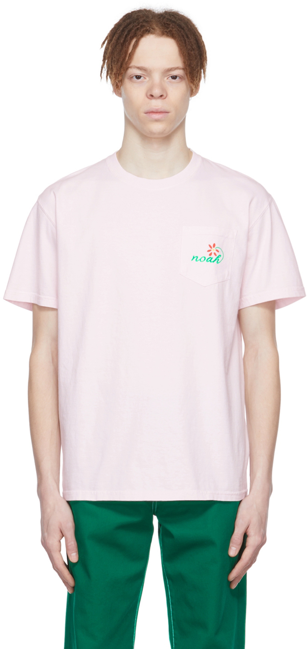 Noah Pink Cotton T-Shirt Noah NYC