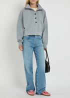 Citizens OF Humanity Mirelle Cotton Sweatshirt Grey