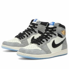 Air Jordan Men's 1 Retro High Og Sneaker in Cool Grey/Black/Sail