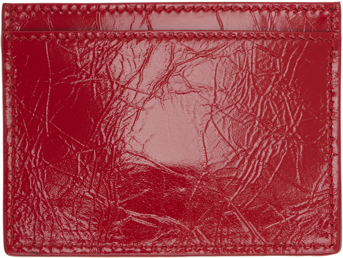 Vivienne Westwood Red Flat Card Holder