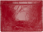 Vivienne Westwood Red Flat Card Holder