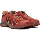 Salomon Brown & Orange XT-Whisper 'Red Ashes' Sneakers