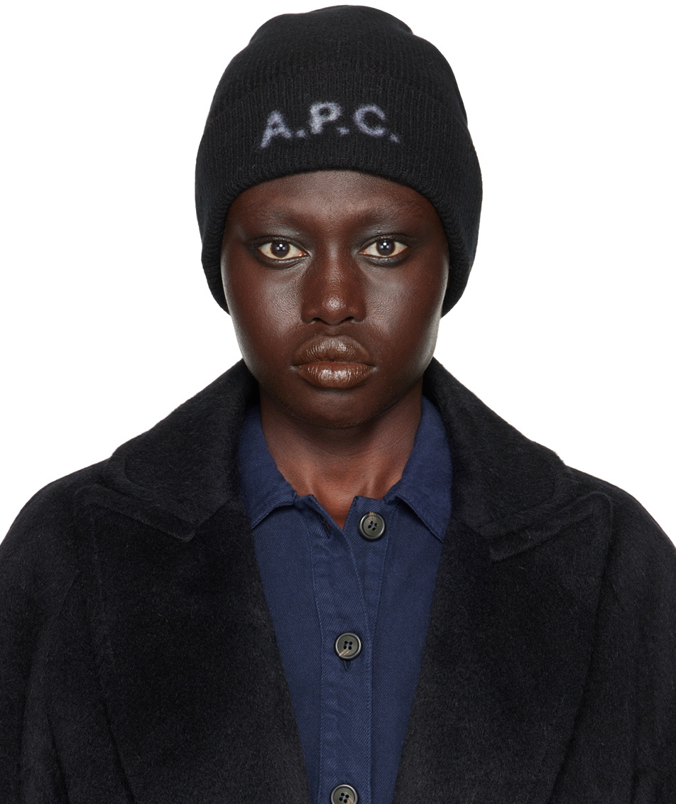 A.P.C. Black Harry Beanie