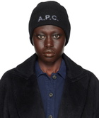 A.P.C. Black Harry Beanie