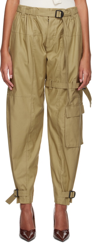 Photo: Vejas Maksimas Beige Cargo Pocket Trousers