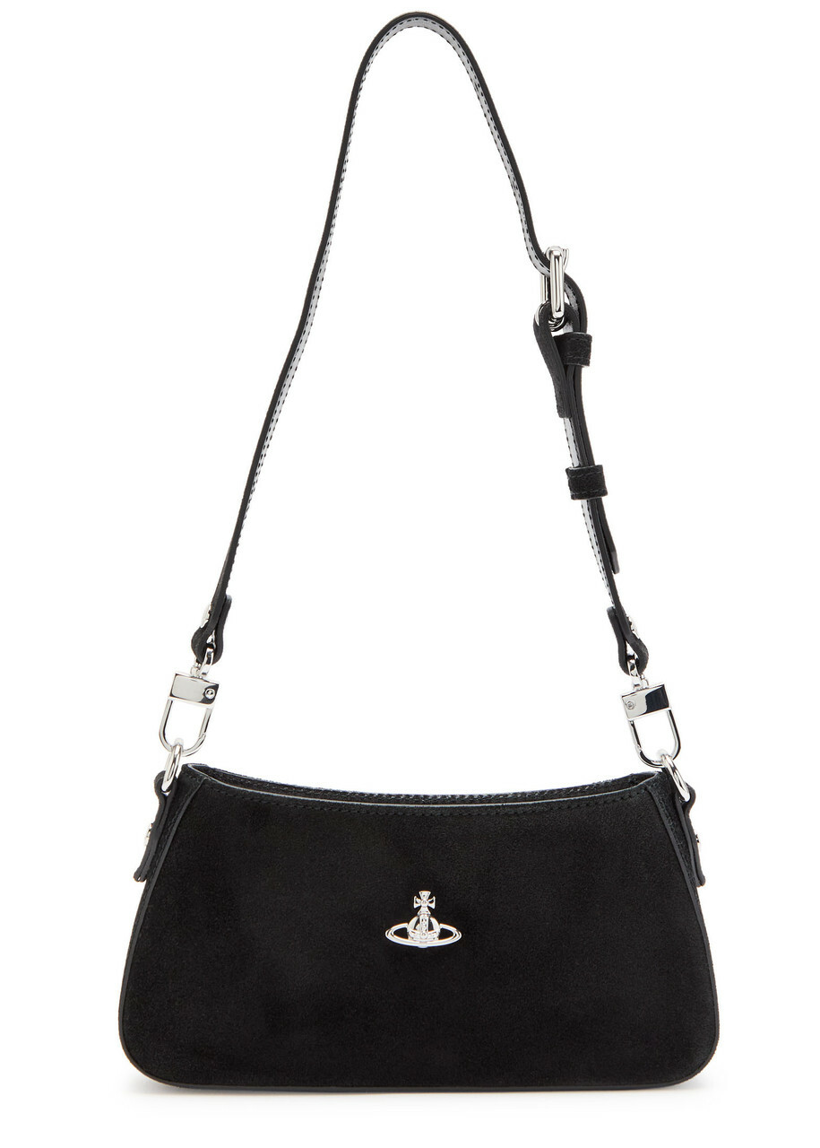 ヴィヴィアンウエストウッド CINDY CYLINDER ハンドバッグ ブラック Vivienne Westwood Cindy Vegan Recycled Mesh Black Cylinder