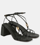 Jimmy Choo Onyxia 70 leather sandals